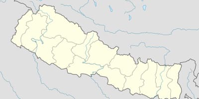 地图尼泊尔矢量